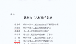 喜訊 | 欽州市第二人民醫(yī)院三位巾幗英雄榮獲三八紅旗手稱號(hào)